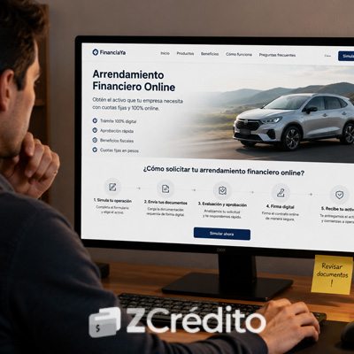 Arrendamiento financiero: una solución inteligente para acceder a bienes sin grandes desembolsos iniciales. arrendamiento financiero
